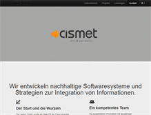 Tablet Screenshot of cismet.de